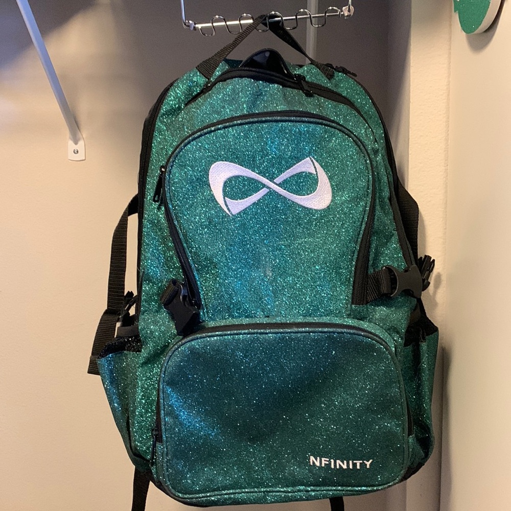 NFINITY Teal Sparkle Backpack - EUC
